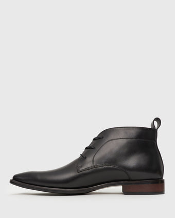 EAST Lace-Up Leather Boots