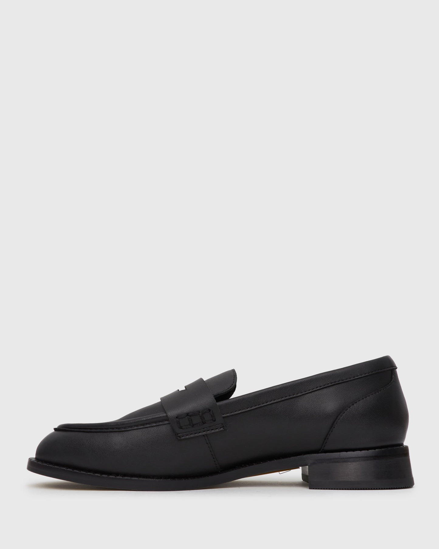 CASSIE Leather Penny Loafers