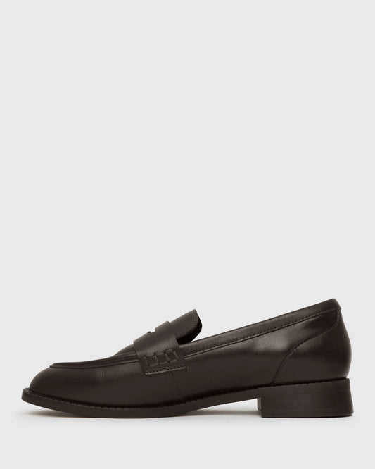 PRE-ORDER CASSIE Leather Penny Loafers