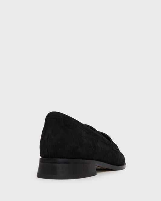 CASSIE Leather Penny Loafers