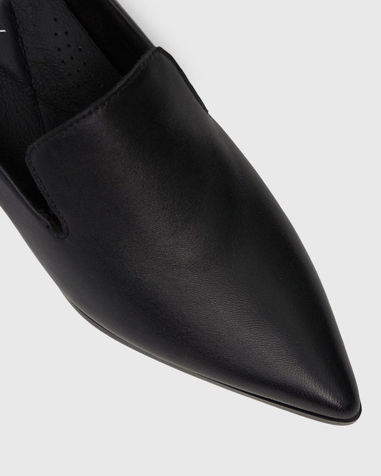 ANDO Leather Loafer Heels