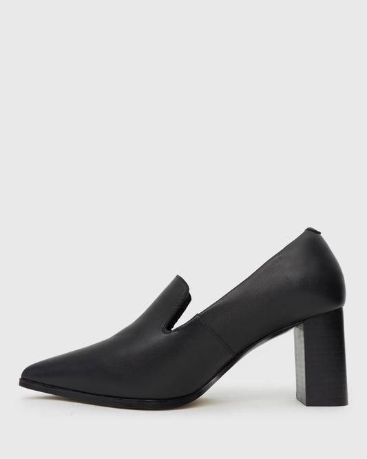 ANDO Leather Loafer Heels