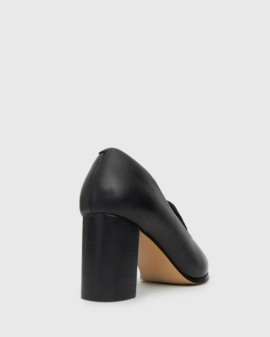 ANDO Leather Loafer Heels