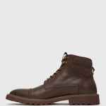NIKO Cap Toe Lace Combat Boots