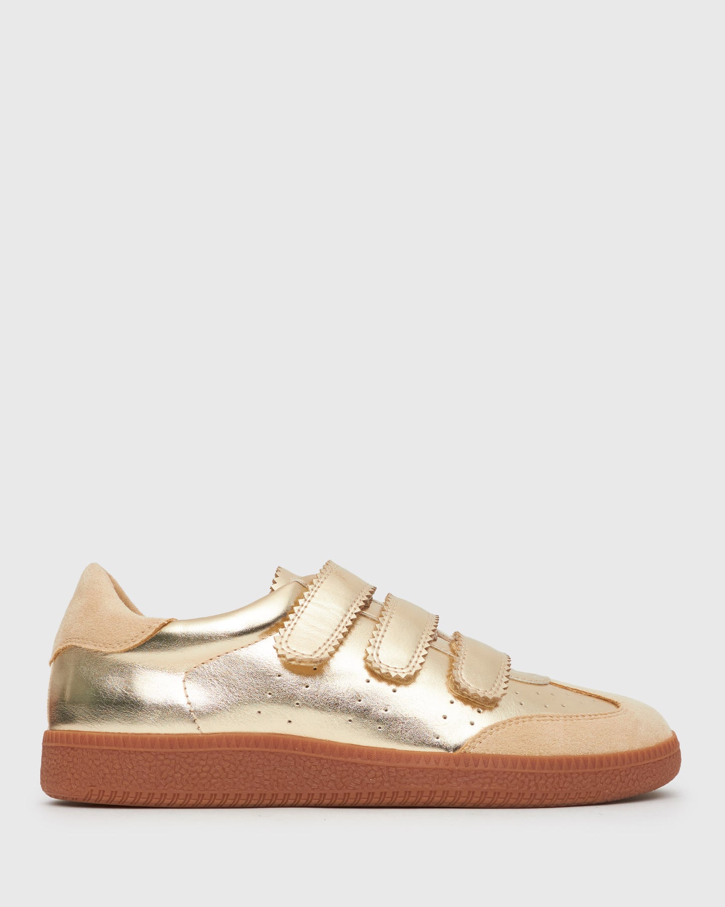 Wider Fit BUTTERCUP Low-Top Velcro Sneakers