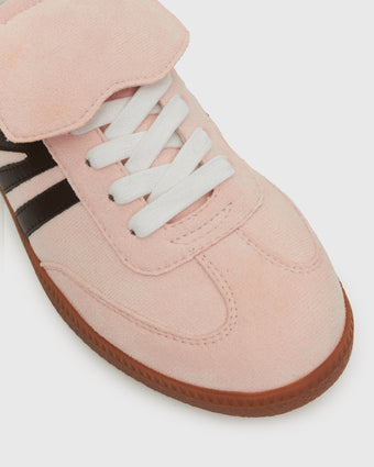 PRE-ORDER Wider Fit BUTTERSCOTCH Low-Top Lace-Up Sneakers