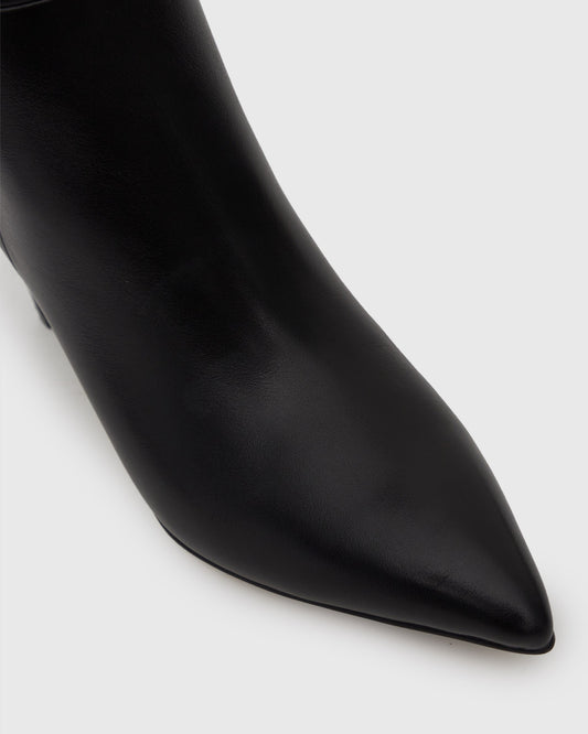 RYDER Leather Pointed Toe Boots