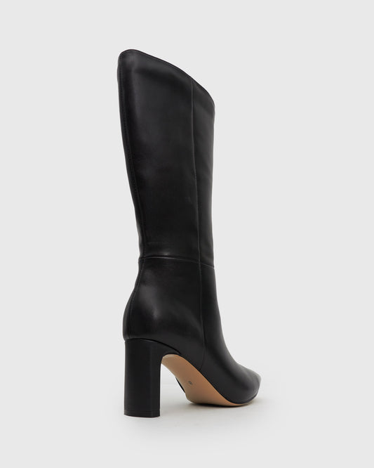 RYDER Leather Pointed Toe Boots