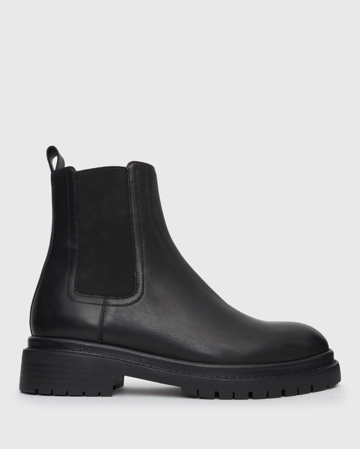 INDIGO Leather Chelsea Ankle Boots