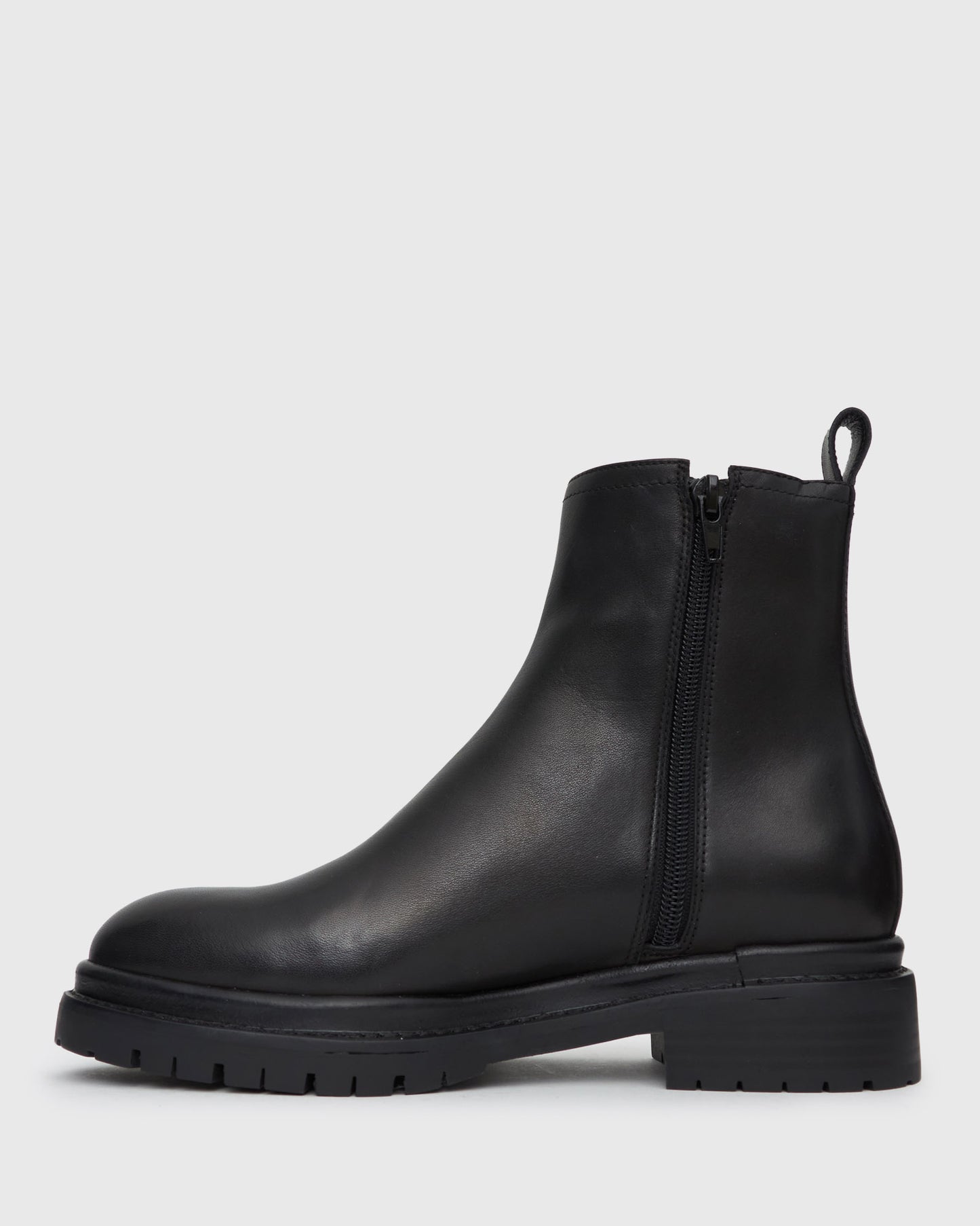 INDIGO Leather Chelsea Ankle Boots