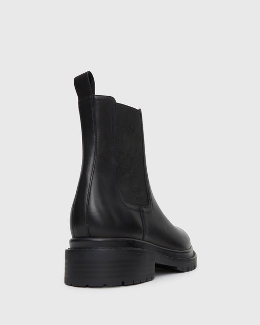 INDIGO Leather Chelsea Ankle Boots