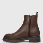 INDIGO Leather Chelsea Ankle Boots