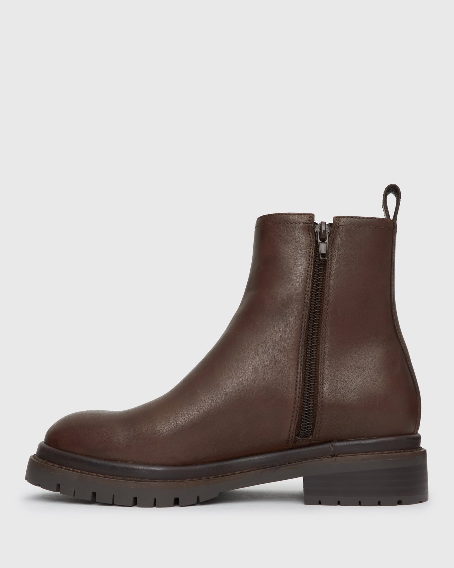INDIGO Leather Chelsea Ankle Boots