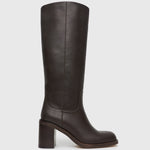 VALOUR Block Heel Knee High Boots