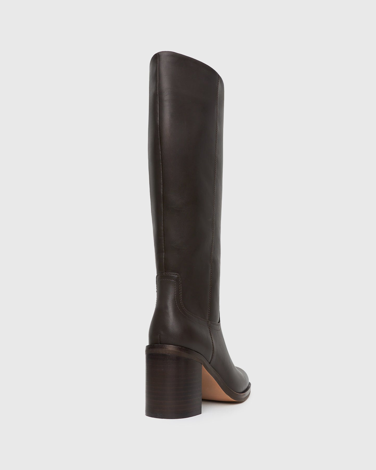 VALOUR Block Heel Knee High Boots
