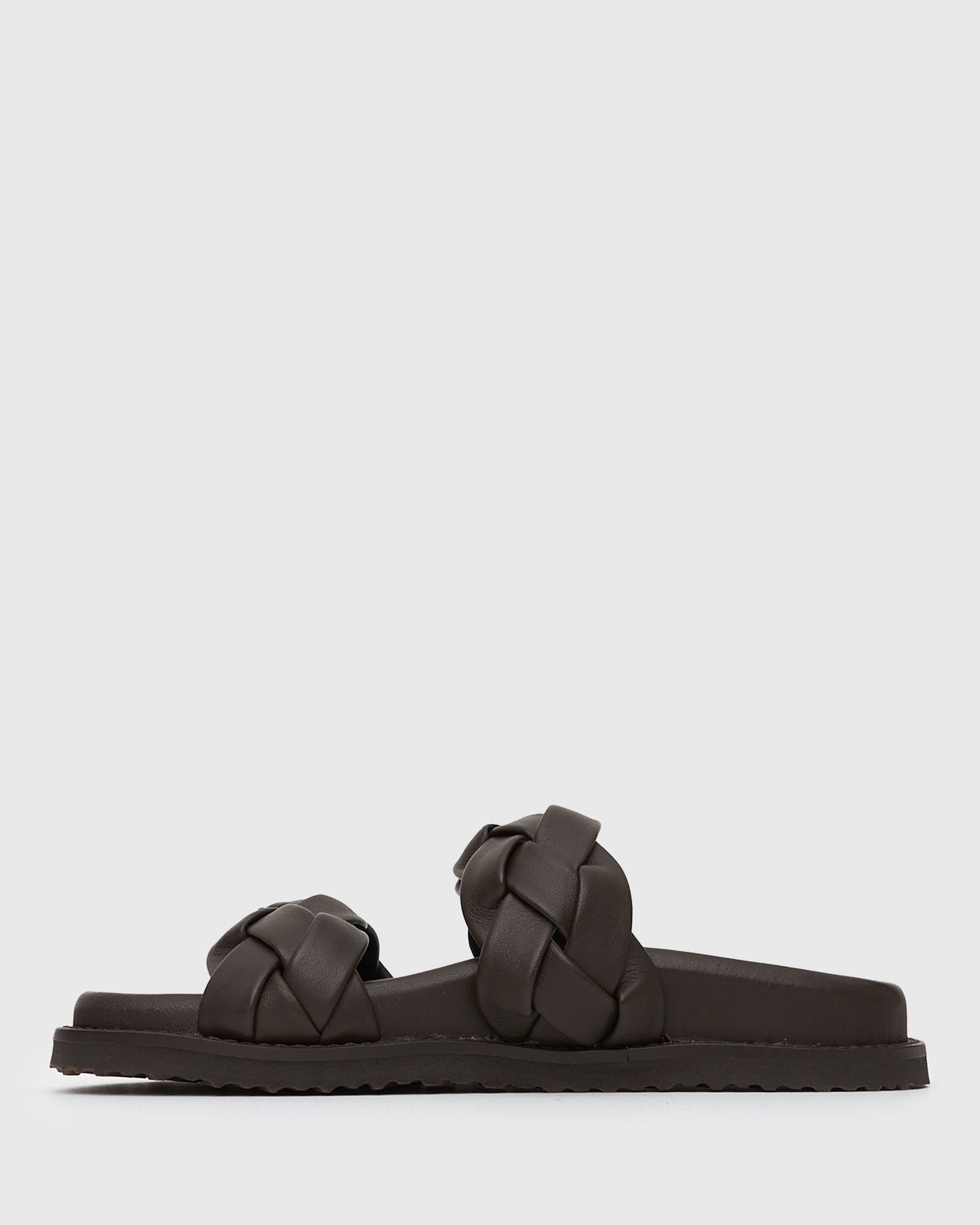 HAVANA Leather Braided Slides