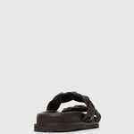 HAVANA Leather Braided Slides