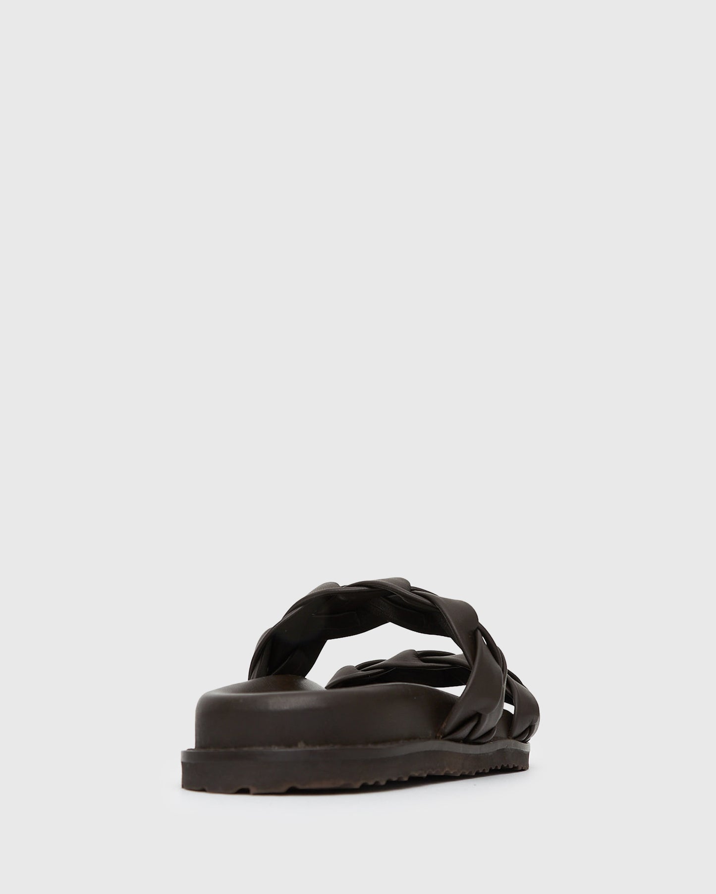 HAVANA Leather Braided Slides