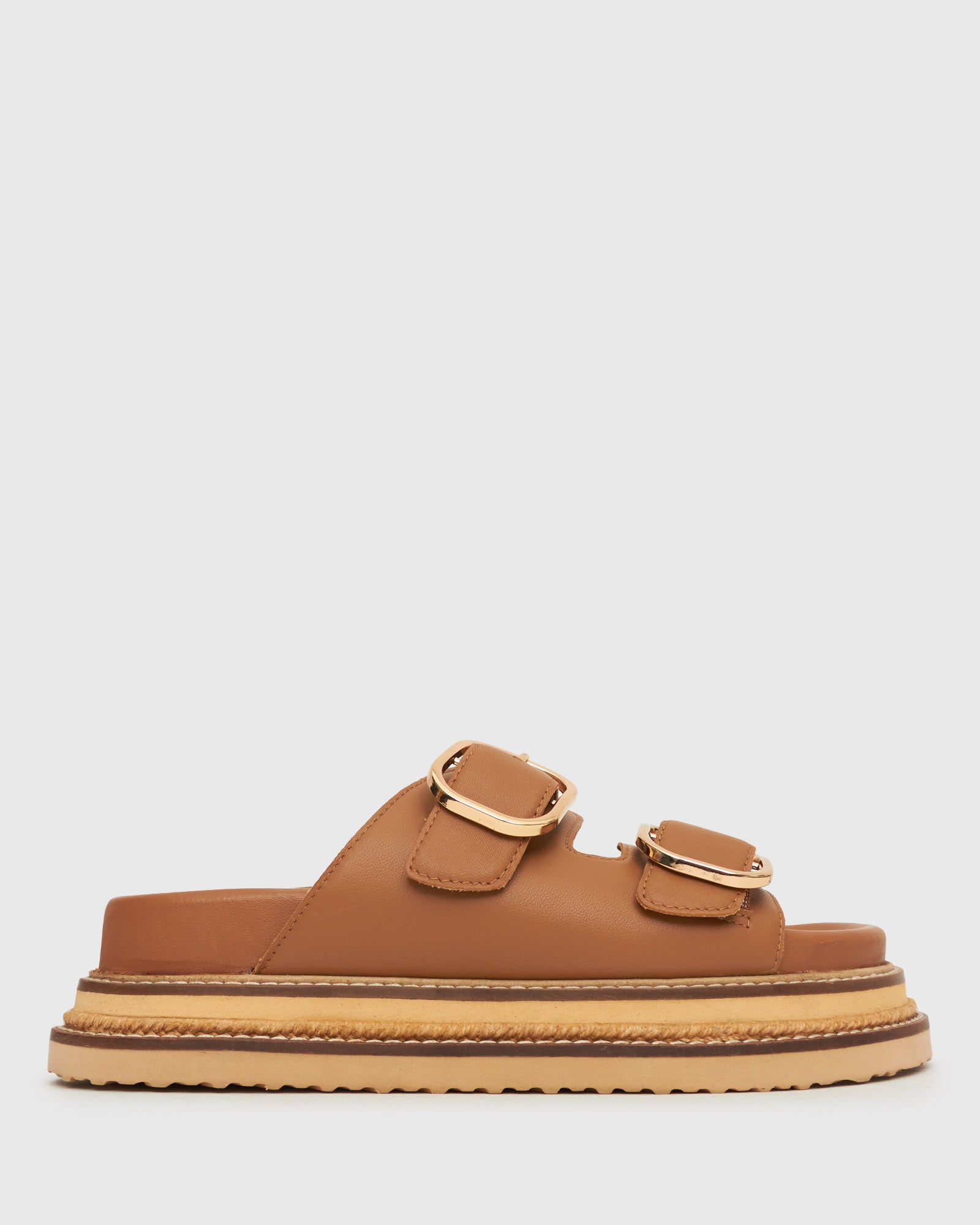 betts HARLAND Leather Flatform Slides