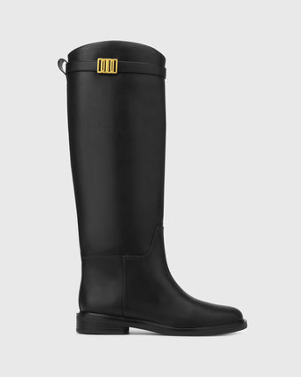 PRE-ORDER SADDLE Flat Riding Boots
