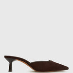 PRE-ORDER AMALIE Pointed Toe Stiletto Mules