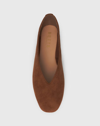 PRE-ORDER LENNOX Round Toe Ballet Flats