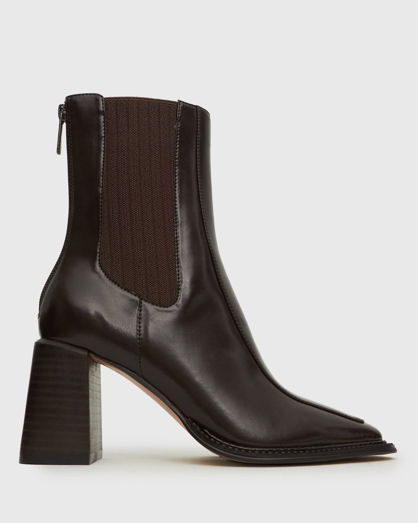 DOWNTOWN Block Heel Chelsea Boots