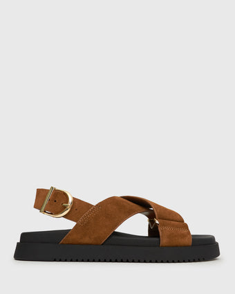 MYTH Crossover Strap Footbed Sandals