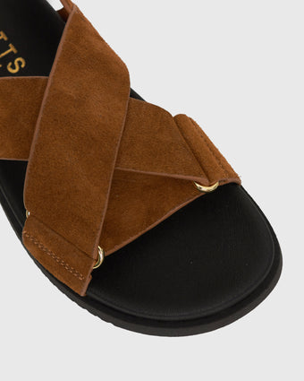 MYTH Crossover Strap Footbed Sandals