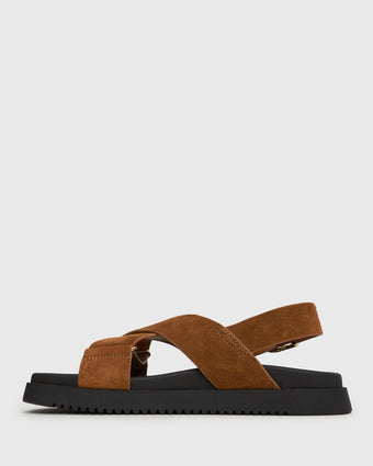 MYTH Crossover Strap Footbed Sandals