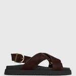 PRE-ORDER MYTH Crossover Strap Footbed Sandals