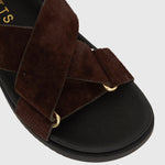 PRE-ORDER MYTH Crossover Strap Footbed Sandals