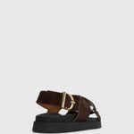 PRE-ORDER MYTH Crossover Strap Footbed Sandals