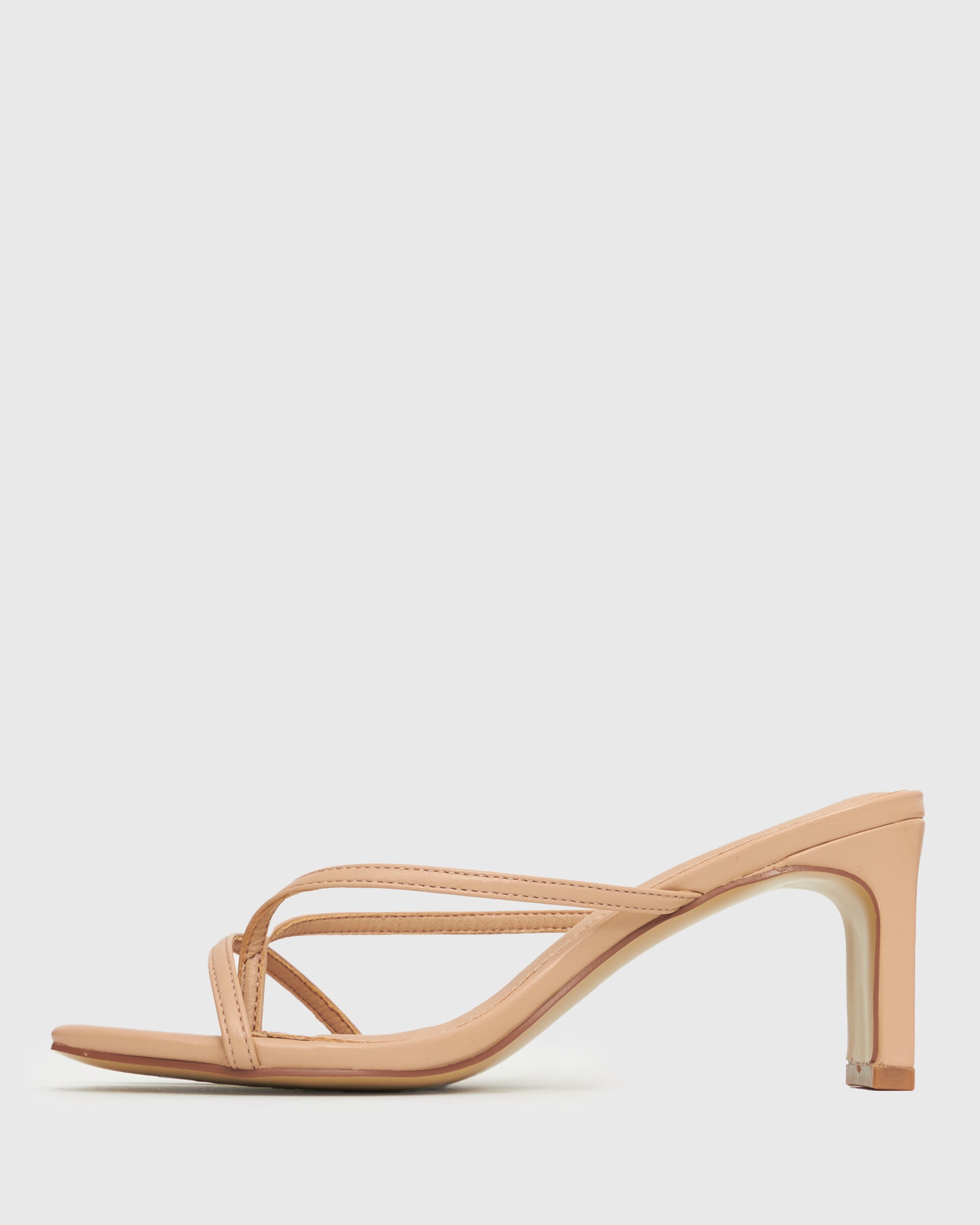 GIGI Square Toe Heeled Mules