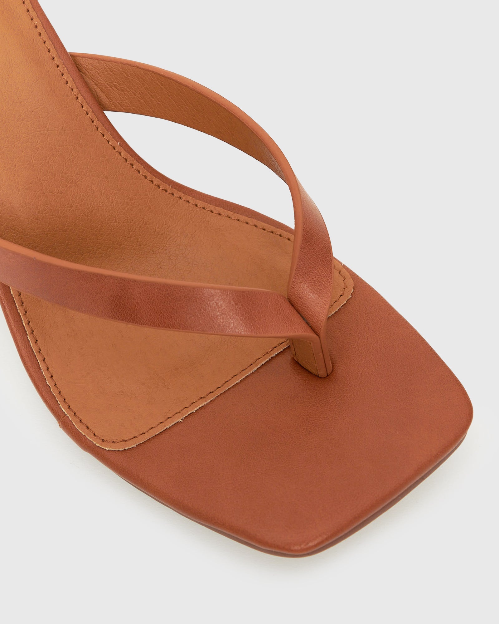 SUNDOWNER Leather Thong Mule Sandals