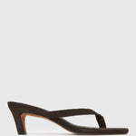 PRE-ORDER ZAP Leather Thong Mule Sandals