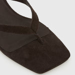 PRE-ORDER ZAP Leather Thong Mule Sandals