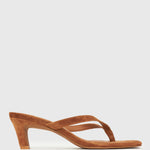 PRE-ORDER ZAP Leather Thong Mule Sandals