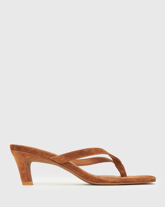 PRE-ORDER ZAP Leather Thong Mule Sandals