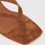 PRE-ORDER ZAP Leather Thong Mule Sandals