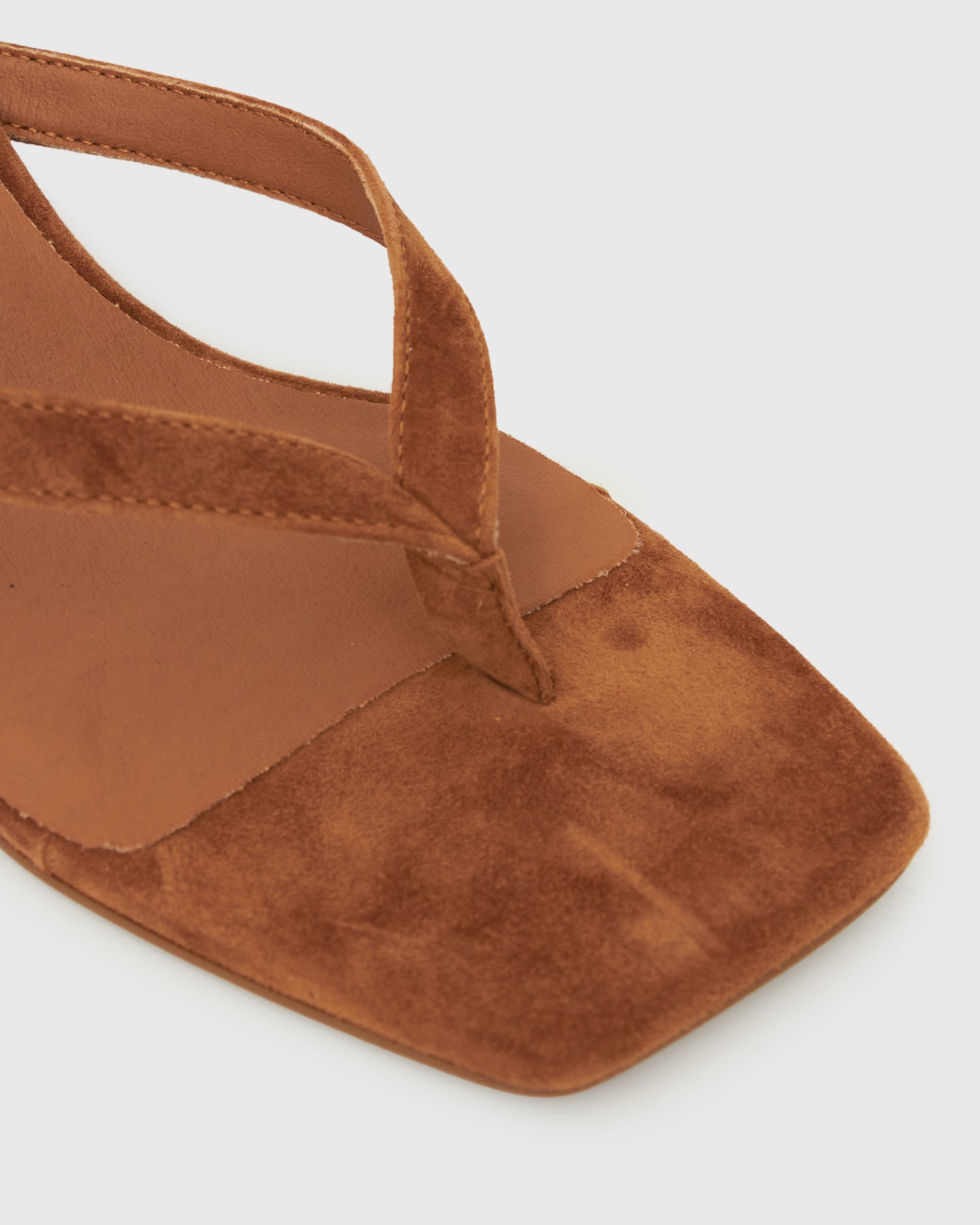 PRE-ORDER ZAP Leather Thong Mule Sandals