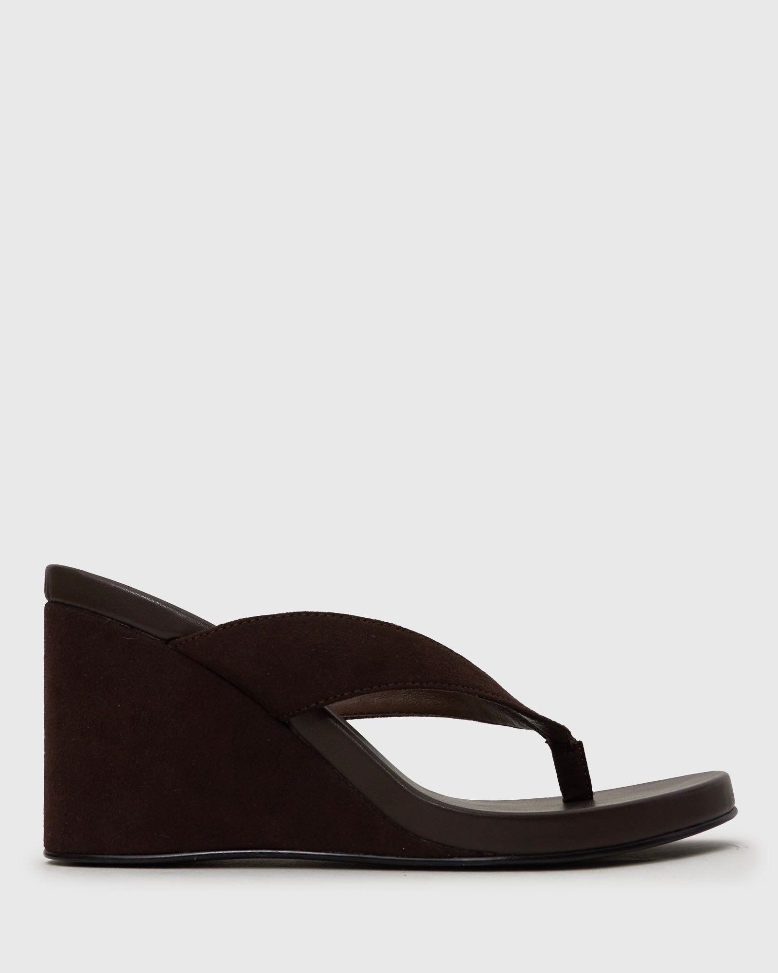 betts PRE-ORDER SABLE Wedge Thong Sandals