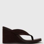 PRE-ORDER SABLE Wedge Thong Sandals