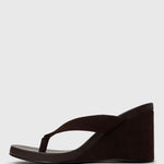 PRE-ORDER SABLE Wedge Thong Sandals