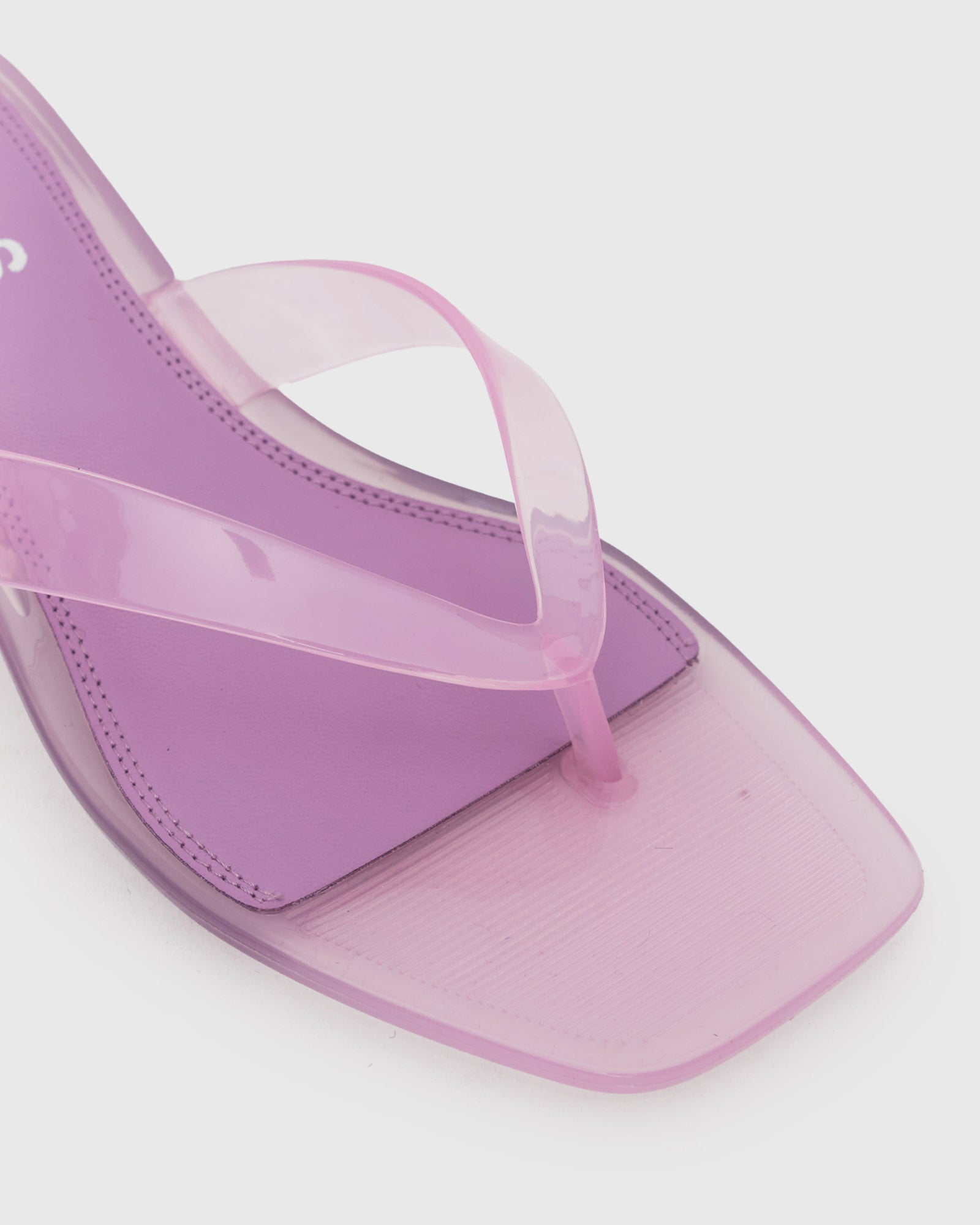TYLA Jelly Kitten Heel Thong Sandals