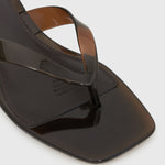 PRE-ORDER TYLA Jelly Kitten Heel Thong Sandals