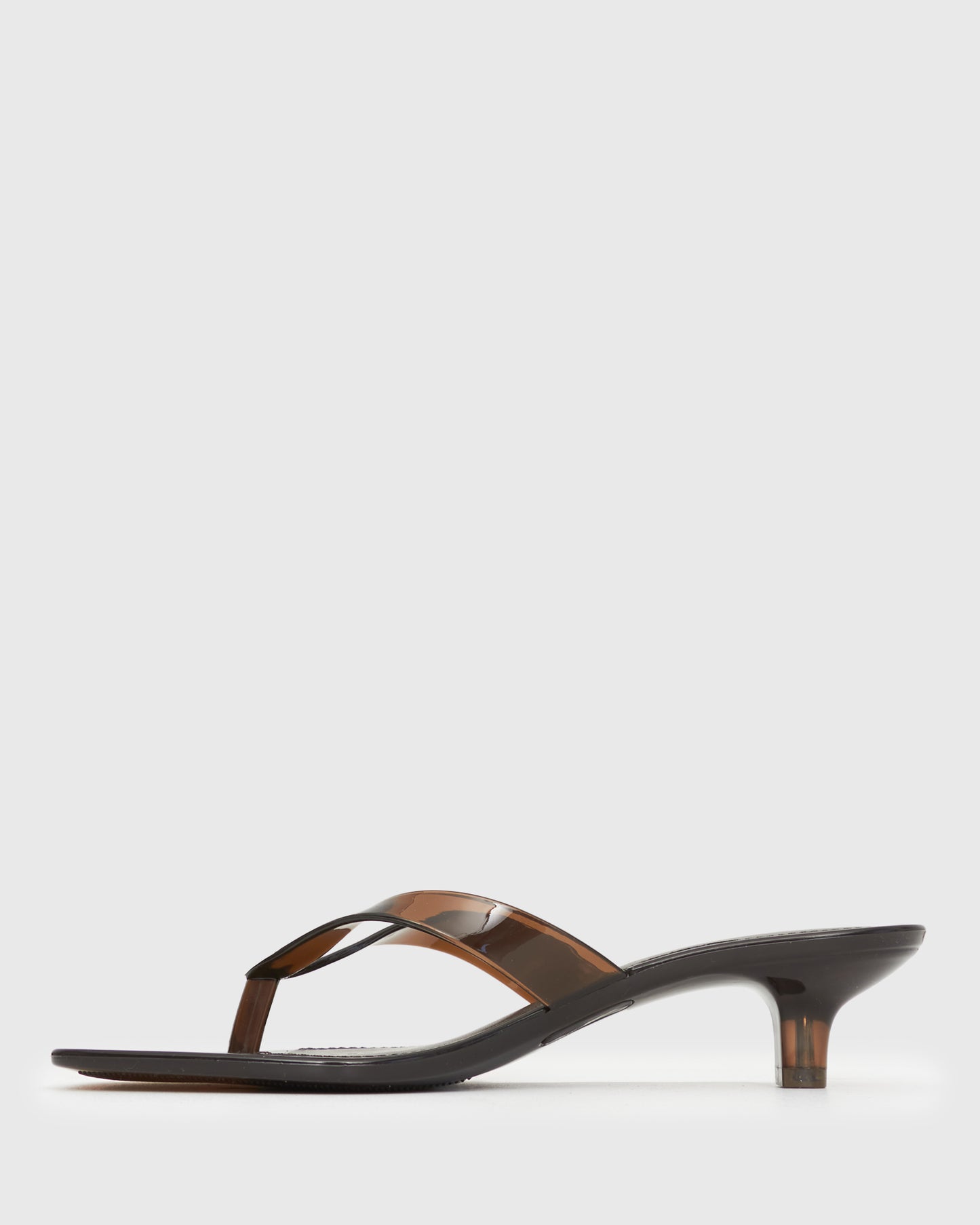 PRE-ORDER TYLA Jelly Kitten Heel Thong Sandals