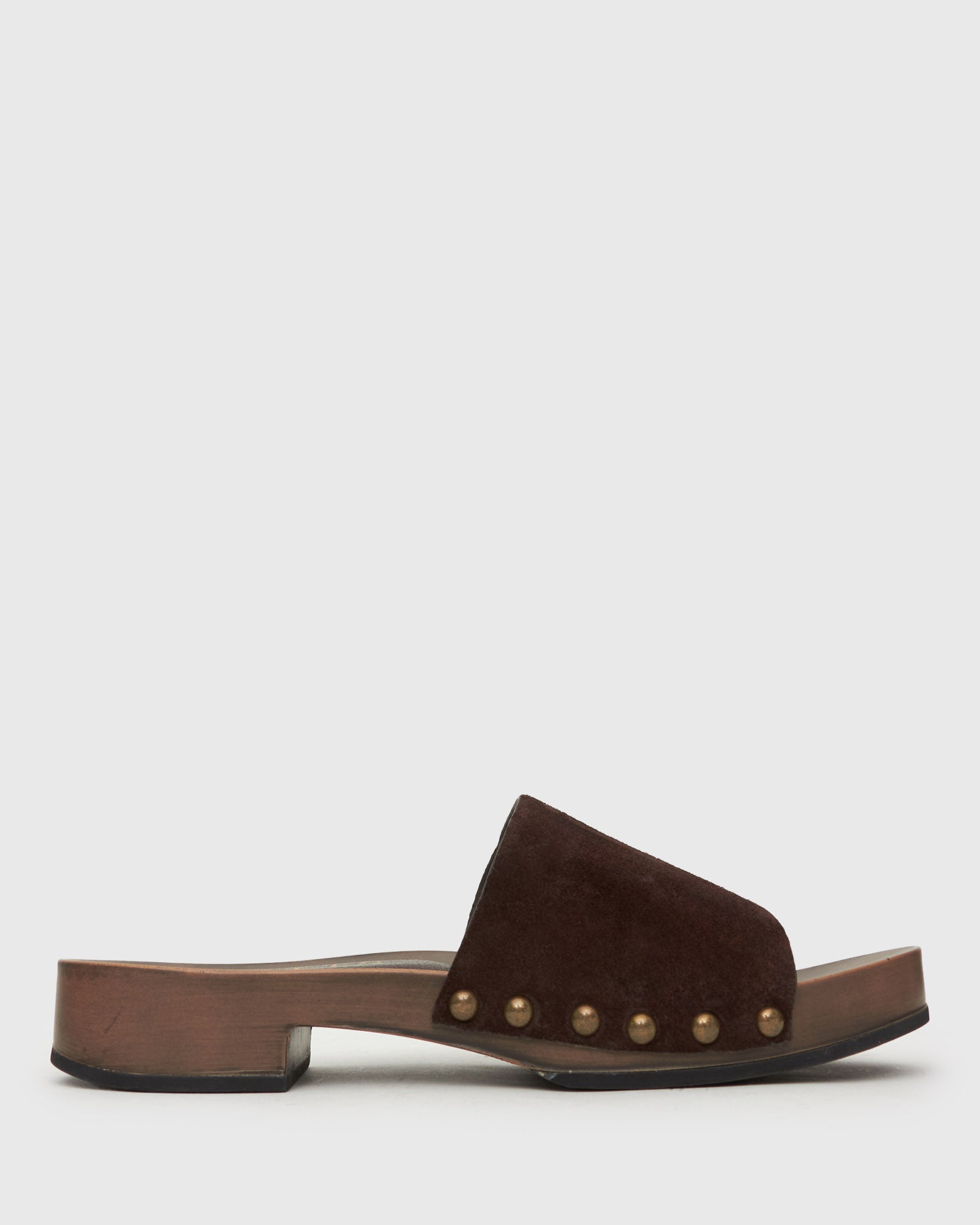 betts PRE-ORDER CLARA Suede Leather Clogs