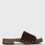 PRE-ORDER CLARA Suede Leather Clogs