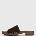 PRE-ORDER CLARA Suede Leather Clogs